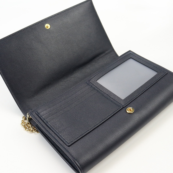 Saint Laurent Chain Wallet Leather Black - Picture 4 of 7